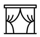 grey sheer curtains size: 40" x 84"