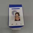 Vlog Selfie Monitor Screen iPhone, 4K 60fps Recording, Wireless Screen Mirroring with Remote Control, Magnetic Fixation, 180 Rotation, 3 Levels of Brightness, Compatible with iPhone & Android (white)