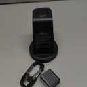 Wireless Charger for Samsung: 3 in 1 Wireless Charging Station for Samsung Galaxy Watch 8 7 6 5 4 3 Pro Classic Galaxy Buds - Charger Dock Stand for S25 S24 Ultra S23 S22 S21 Note Z Fold Android (Black)