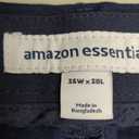 Amazon Essentials Men's Slim-Fit Wrinkle-Resistant Flat-Front Stretch Chino Pant (35W x 30L, Navy)