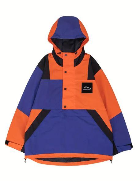 Mens Hiking Outdoor Recreation Softshell Jackets Waterproof Lightweight Jacket Rain Hood Windbreakers Raincoats, Size: M