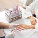 Delamu 3-Tier Clear Makeup Organizer with Drawer, Acrylic Cosmetic Display Case for Makeup Vanity Bathroom Counter Organizers and Storage, Stackable Vanity Organizer for Brushes Lipsticks Skincare