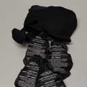 LotFancy Wisdom Teeth Ice Pack Head Wrap, Face Ice Pack for TMJ Jaw Toothache Pain Relief, with 4 Reusable Hot Cold Therapy Gel Packs, for Chin, Oral and Facial Surgery (Black(small Size)