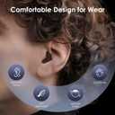 2 x Ear Plugs for Sleeping Noise Cancelling,Reusable Silicone Earplugs with Carrying Case,Ear Plugs for Noise Reduction for Sleep,Noise Sensitivity,Travel,Focus - 5 Pairs Ear Tips in S/M/L (1 Count (Pack of 2))