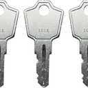 (3) KeyPower 101E-225E Keys for HON File Cabinet & Office Furniture & Desk, Also Compatible with 101-225 H N R S T Series,Pre Cut to Key Code: 114E