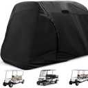 TwoPone Golf Cart Cover,Heavy Duty Waterproof Golf Cart Covers 2/4 Passenger,Golf Cart Accessories Universal for Yamaha,Honda,Club Car,Ezgo Outdoor Storage Protective 290*140*190cm 2 Pack