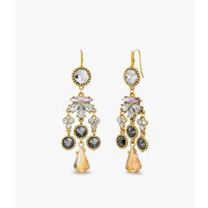 Badgley Mischka French Wire Teardrop Rhinestone Chandelier Earrings for Women Badgley Mischka French Wire Teardrop Rhinestone Chandelier Earrings for Women