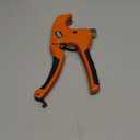 Klein Tools 50063 Ratcheting PVC Pipe Cutter, Cuts 1-1/4-Inch I.D. PVC, CPVC, PEX Pipes, One-Handed Operation, Replaceable Blades
