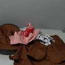 fun shack Cowgirl Outfit Kids Costume, Girls Cowgirl Dress for Parties, Western Themed Dress Up for Children (Medium, Brown)