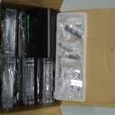 American Flag Decorations Solar Fence Lights, 6 Pack UAS Flag Solar Lights Outdoor for Fence with RGB & Warm White Mode, Waterproof Deck Fence Lights Solar Powered for Patriotic Decor