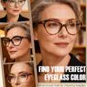 HEEYYOK 1.25 Readers For Women Small Face Womens Reading Glasses Cat Eye 4-Pack Cheaters Reading Glasses Comfort Spring Hinge