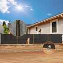 200'' Retractable Baby Gates Extra Wide,34" Tall Retractable Dog Gate for Doorways,Extra Long Retractable Baby Gate for Stairs,Kitchen,Indoor/Outdoor Retractable Gate with Fiberglass Reinforcement Rod (Black)