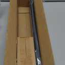 Industrial Curtain Rods for Windows 28 to 48 Inches, Blackout Wrap Around Curtain Rod, for Indoor and Outdoor, 7/8 Inch Diameter, 33 to 45 Inches, Black