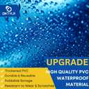 Oiktylr Mini Split Cleaning Kit Bag with 2L High Pressure Sprayer, Air Conditioner Cleaning Kit with Waterproof PVC AC Cleaning Cover Bib with 10pcs HVAC Cleaning Tools, Small