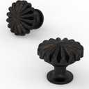 Asidrama 10 Pack Oil Rubbed Bronze Kitchen Cabinet Knobs for Dresser Drawers - Zinc Hardware (Single Hole Knob)