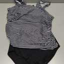 Women Tummy Control Tankini Swimsuits - Two Piece Bathing Suit Ruched Top with High Waisted Bottom 2025 Swimwear Size M
