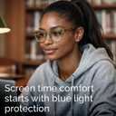 IBOANN Blue Light Blocking Glasses for Women - 3 Pack | Blue Light & UV Protection, Round Frames, Screen-Ready Style, Chic & Comfy