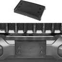 Front License Plate Bracket License Plate Holder Compatible with 2018-2024 Jeep Wrangler JL JLU JT