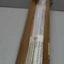 LazBlinds No Tools No Drill 1" Vinyl Mini Blinds, Cordless Blinds for Windows, Light Filtering Horizontal Window Blinds & Shades, 35" W x 48" H, White