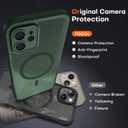 TOCOL for Phone 12 Case, Compatible with Magsafe Charger, Full Camera Protection, Drop Protection, Translucent Matte Phone Case for iPhone 12 6.1 inch (Alpine Green)