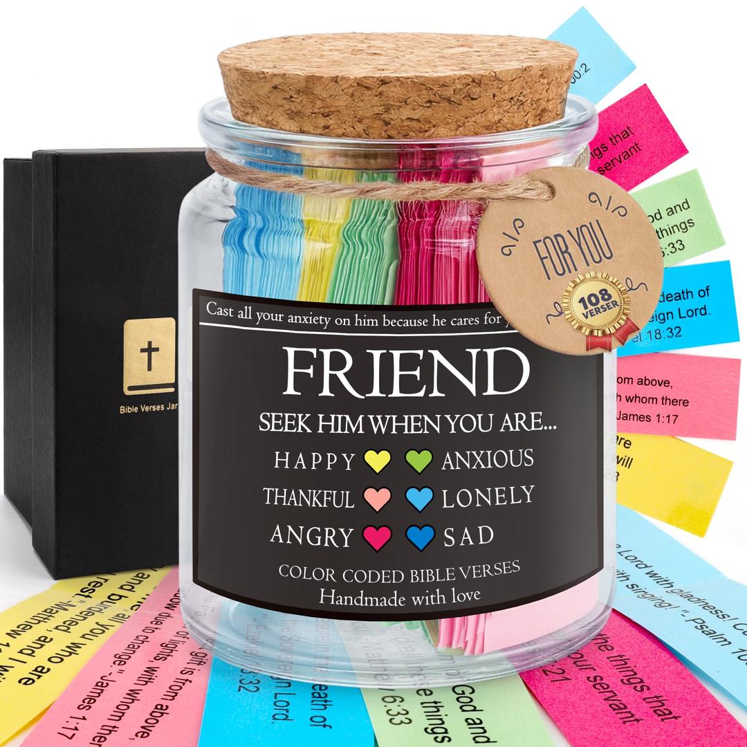 Mothers Day Birthday Gifts for Wife from Husband, To My Wife Christian Gift for Women Her, Romantic Birthday Wedding Anniversary Xmas Gifts for Lover, Bible Verse Prayer Hope Jars, Scripture Presents
