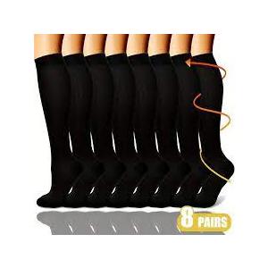 Compression Socks for Women & Men Circulation (8 Pairs)