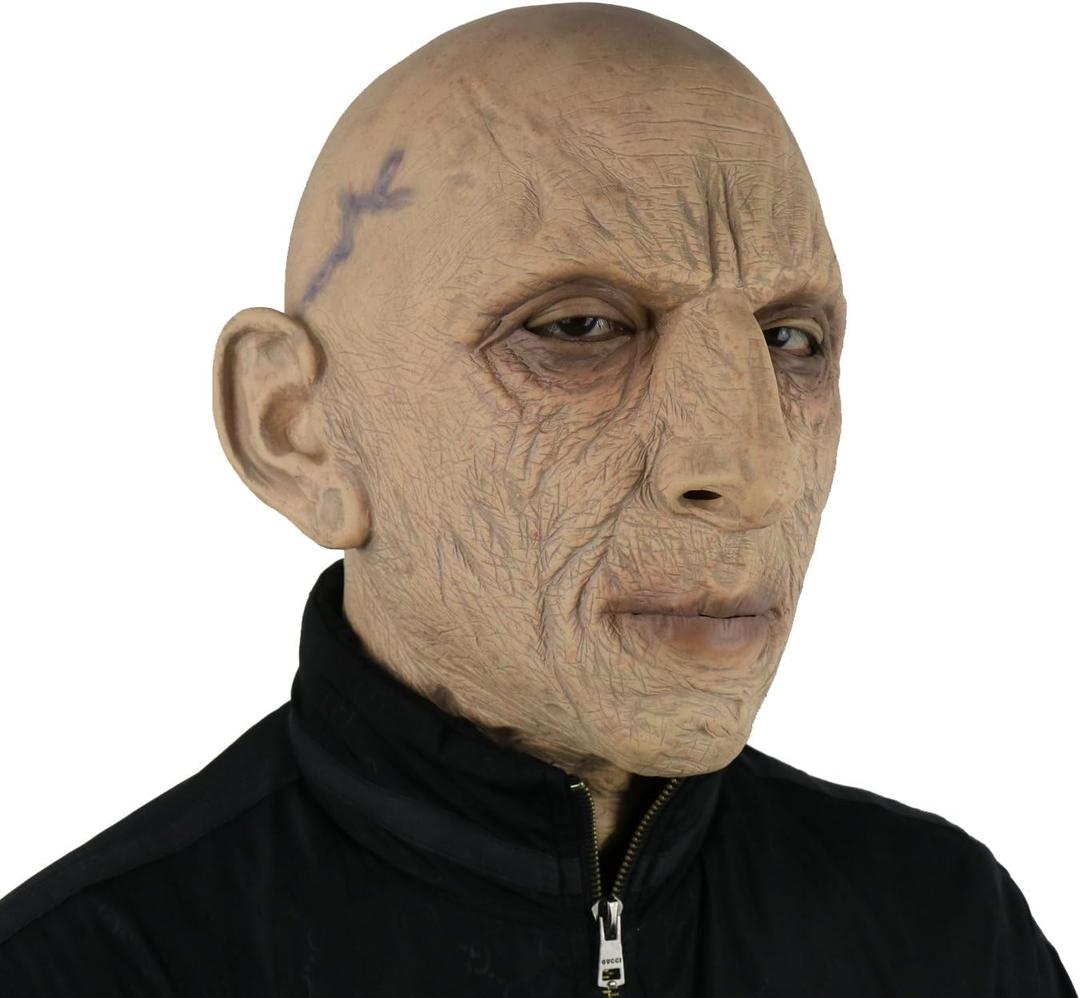 Halloween Novelty Mask Costume Party Latex human Old Head realistic mask