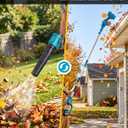 Gutter Cleaning Tools Cordless Leaf Blower for Roof Gutters, 700CFM/200MPH | 3-Speed, 2x 4.0Ah Batteries, 8.9ft Telescopic Pole & 180 Swivel, Clean Gutters from Ground Safely, for Lawn, Patio, Snow