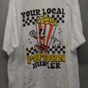 Popcorn For Women Men Family Popcorn Seller Costume Kids T-Shirt (Small)