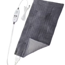 Calming Heat Massaging Vibrations Weighted Heating Pad by Sharper Image | Temperature Settings, Auto ShutOff Feature, Gift for Holidays, Women & Men 3 Heat, 6 Massage, 12” x 24”, 4 lbs