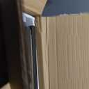 LAATOOREE Nightstand Set of 2, Small End Table with Rattan Door, Bedside Table with Solid Wood Feet, Boho Side Table for Bedroom Living Room Small Space - Black