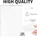 200 Sheets White Cards Blank - 5''x7'' White Card Stock 300gsm/110lb Thick Paper Cardstock, Heavy CardStock Blank for Wedding Invitations, Index Cards, Greeting, Note - PAP07300200