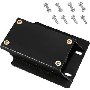 Torque Converter Motor Riser Plate Mount for Predator 196cc / 212cc Engine on Coleman Mini Bike Go Kart 1-3/4 Inch Lift Improved Power Transmission High Temperature Resistant Coating