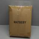 MATBEBY Full Size Mattress Pad - Cooling Breathable Mattress Topper, Quilted Fitted Mattress Protector, Pillow Top Mattress Cover with 8-21" Deep Pocket, Soft, Machine Washable, White, 54x75 Inches