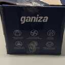 GANIZA Food Processors, Electric Food Chopper with Meat Grinder & Vegetable Chopper - 2 Bowls (8 Cup+8 Cup) with Powerful 450W Copper Motor - Includes 2 Sets of Bi-Level Blades for Fruits/Meat/Nuts (Black)