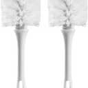 Bottle Brush Replacement Head for OXO Bottle Brush Tot Only, 2 Pack Bottle Brush Refills, Dual Bristle Design for Baby Bottles, Water Bottles, Glasswares