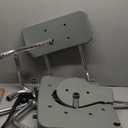 DMI Tub Transfer Bench and Shower Chair with Non Slip Aluminum Body, FSA Eligible, Adjustable Seat Height and Cut Out Access, Holds Weight up to 400 Lbs, Bath and Shower Safety, Transfer Bench