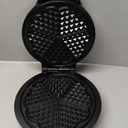 Mueller Heart 5 Waffle Maker, Waffle Iron, Adjustable Browning Control & Nonstick, Cool Touch Handle, Easy to Clean, Small Kitchen Appliances