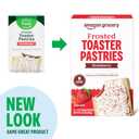 Amazon Grocery, Frosted Toaster Pastries, Strawberry, 13.5 Oz, 8 Ct (EXP 02/23/27)