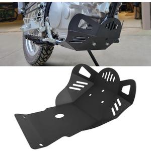 Motorcycle Skid Plate Replacement for Honda XR150L XR150 L 2017-2023 Under Engine Protection Aluminum Bash Plate(Black)