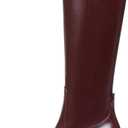 Mattiventon Knee High Boots Women Long Tall Boots Chunky Heel Round Toe Side Zipper Fashion Dress Date Party 2025, 8