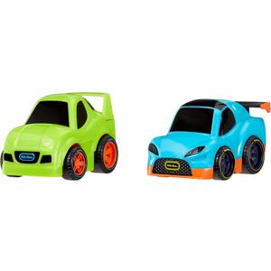 Little Tikes Crazy Fast Cars 2-Pack Hyper Highway, Hyper Car Themed Pullback Toy Vehicles Go up to 50 ft