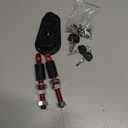 Hypertune Universal Racing Car Flush Hood Latch & Pin Kit - Engine Bonnet Lock Kit - Flush Mounted Hood Pins - Black