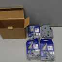 Labelife Replacement for Brother P Touch Label Tape TZe TZ Tape 12mm 0.47 Inch Laminated White TZe-231 TZe231 Label Maker Tape, Compatible with Brother PT-D210 D220 H110 D400 D410 D600 D610BT, 4-Pack (Black on White)