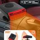 Car Heater - Portable Car Heaters for Vehicle, 12V Car Heater That Plugs Into Cigarette Lighte, 2 in 1 Heating & Cooling Fast Windshield Defrost Defogger