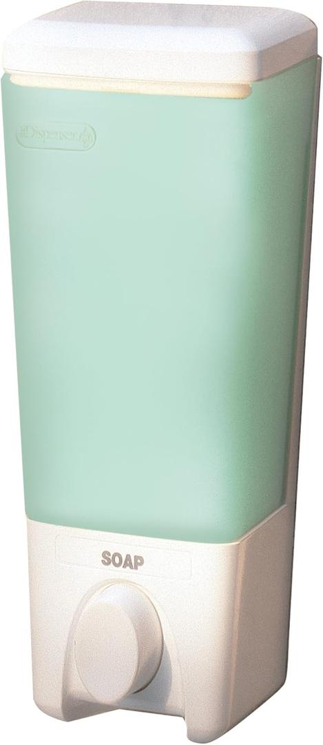 Better Living Products Clear Choice 1 Single Soap Dispenser, One Chamber, White (One Chamber, White)