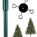 MorningRo 15'' Christmas Tree Height Extender with 4 Fixing Screws, Fits 0.5-1.57 Inch Pole, Make Christmas Tree Taller Artificial Seasonal Indoor Decor (2in)