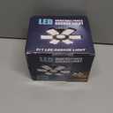 AUDLES 1 Pack Garage Light, 200W 20000LM 6500K LED Shop Lights, Garage Lights Ceiling Led with 6+1 Deformable Panels, Screw in E26/E27 Socket Bulb for Warehouse, Workshop, Basement, Barn Lighting