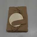 MairMore Baby Swaddle Receiving Blankets with Matching Beanie Set Newborn Nursery Swaddle Wrap for Baby Girls and Boys (Brown)