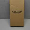 ORDORA Pots and Pans Organizer for Cabinet 16.61 Height, 8 Tier Pot Organizers Rack with 3 DIY Methods, Adjustable Pan Organizer under Cabinet Kitchen Organization and Storage